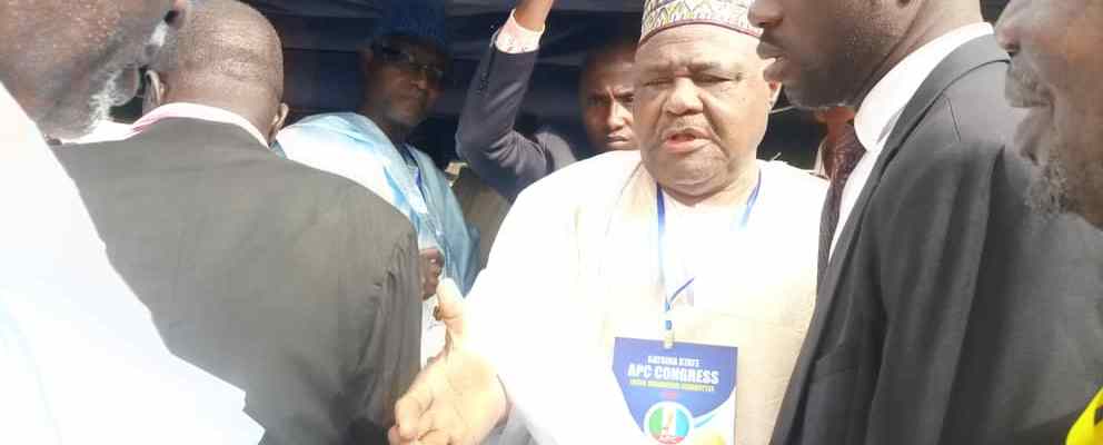 Katsina Deputy Governor Manir Yakubu at Katsina LGA Congress of APC