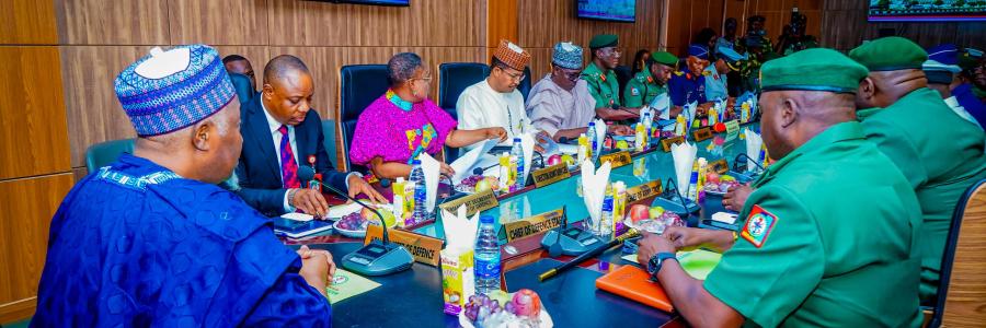 Minister Badaru Holds Operational Brief With Chief Of Defence Staff And Service Chiefs To Address National Security Situation